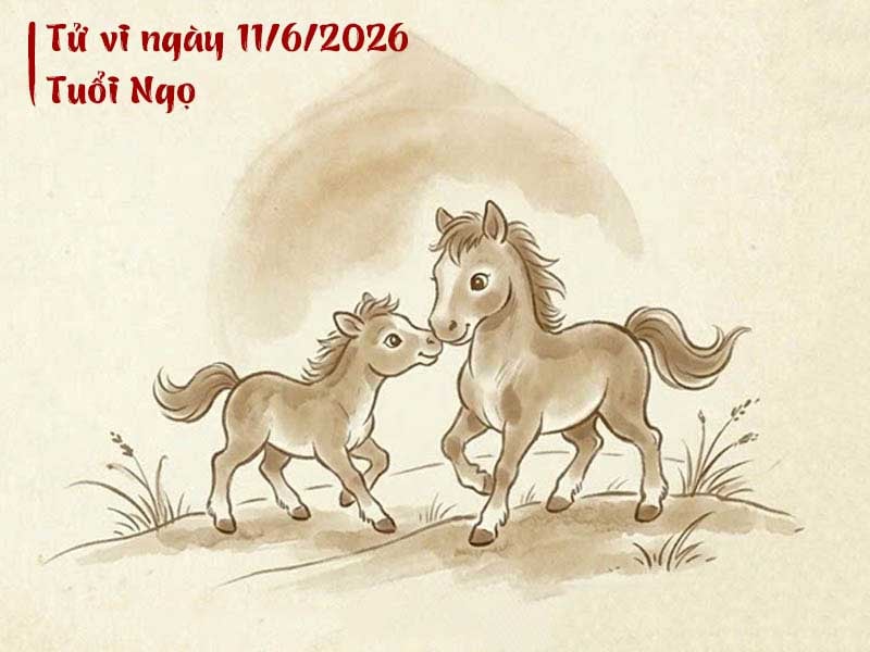 Tử vi ngày 11/6/2026 tuổi Ngọ 