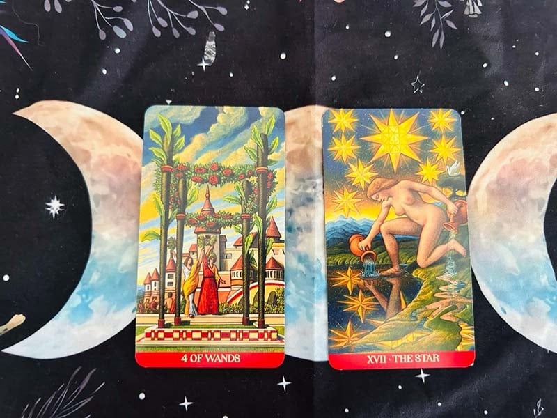 4 Of Wands và sự kết hợp với các bộ ẩn khác