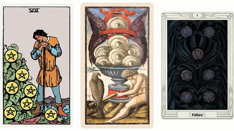 Ý nghĩa tổng quan của lá bài Seven Of Pentacles