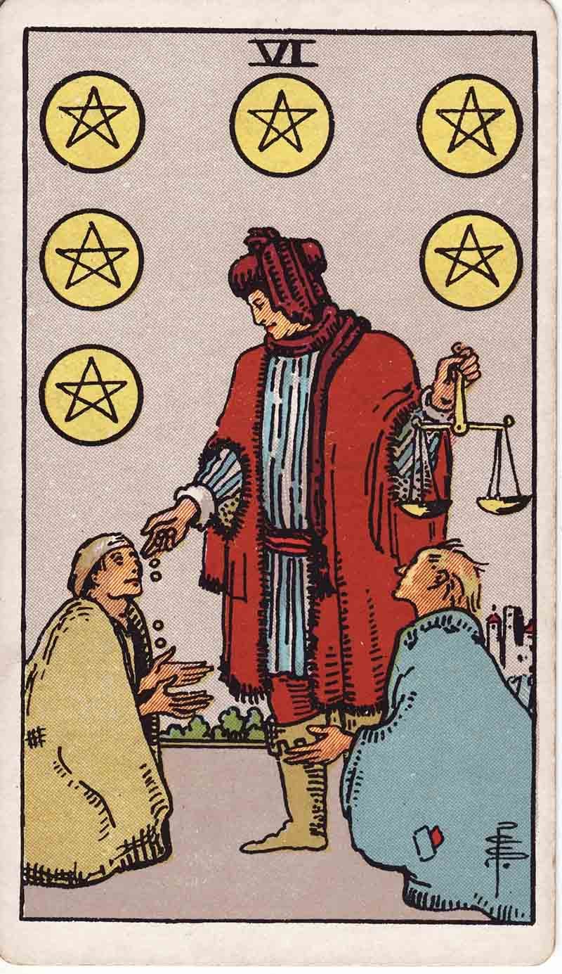 6 Of Pentacles