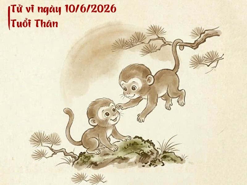 Tử vi ngày 10/6/2026 tuổi Thân