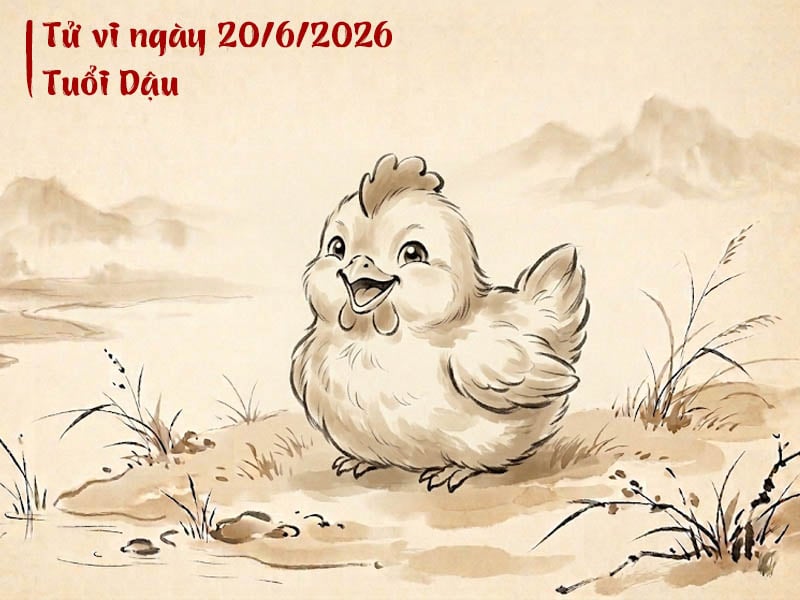 Tử vi ngày 20/6/2026 tuổi dậu