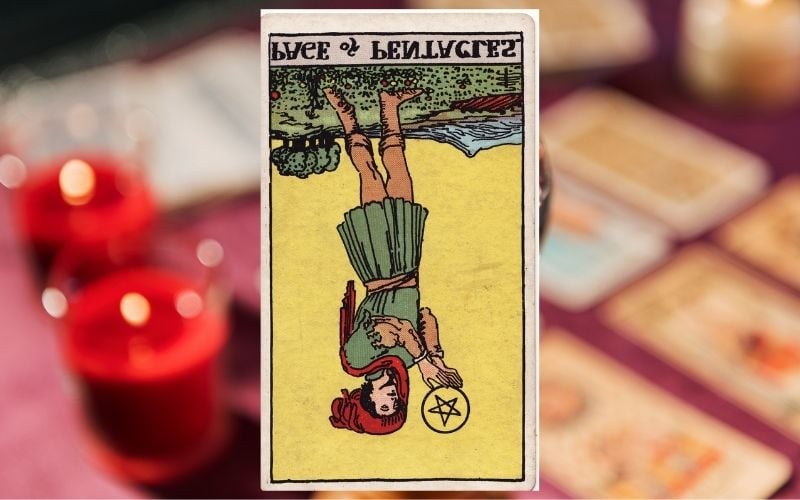 Ý nghĩa Page of Pentacles ngược (Reversed)