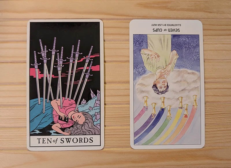 Ten Of Swords khi kết hợp với những lá bài khác