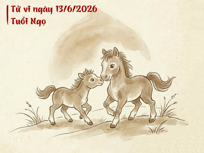 tử vi ngày 13/6/2026 tuổi ngọ