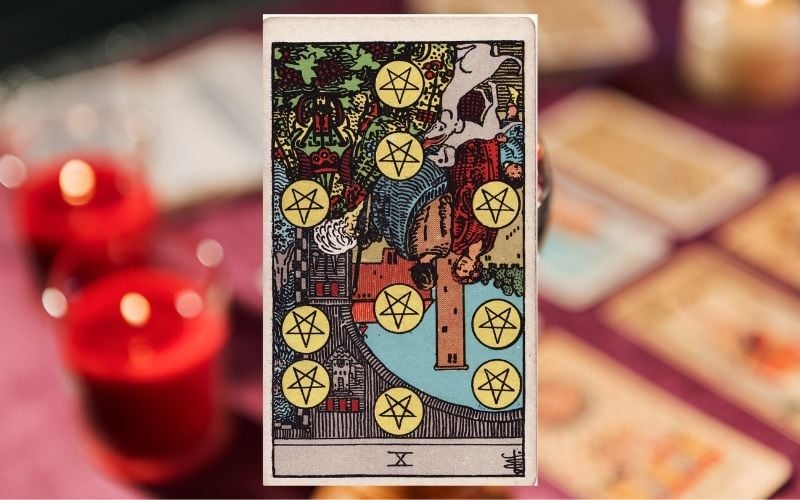 Ý nghĩa lá bài 10 Of Pentacles ngược (Reversed)