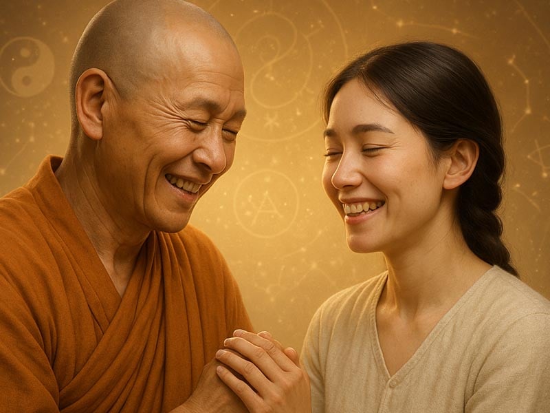 gặp bạn đồng tu khi sao thi&ecirc;n qu&yacute; tại cung n&ocirc; bộc