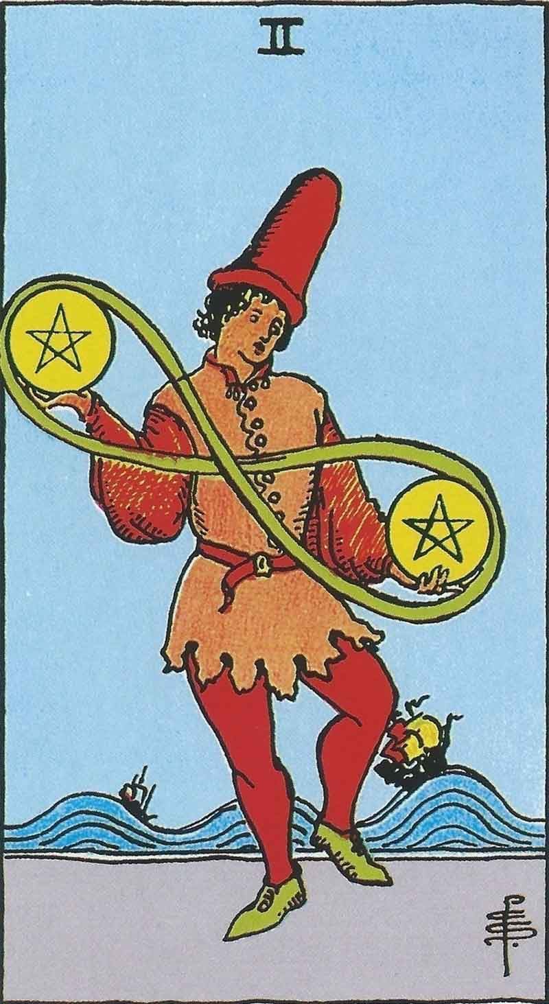 2 Of Pentacles