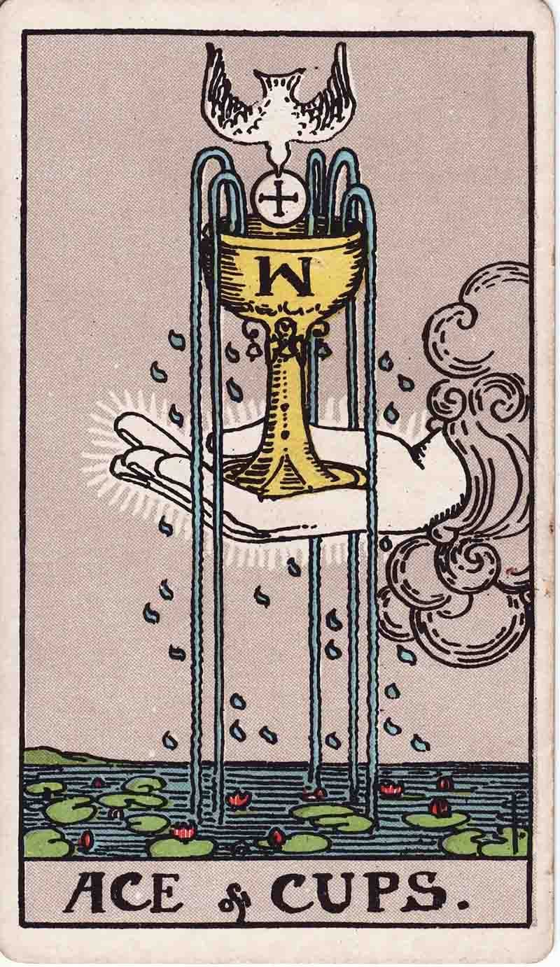 Giải mã biểu tượng trên lá bài Ace Of Cups