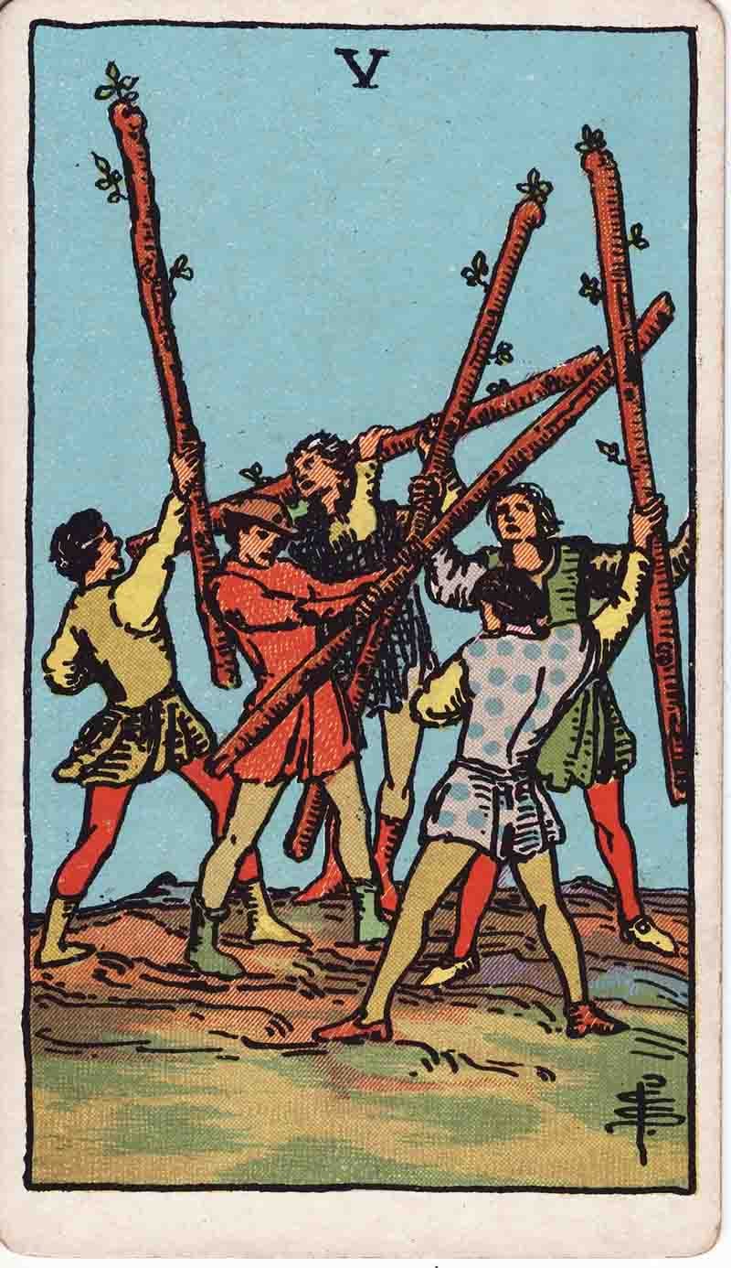 5 Of Wands