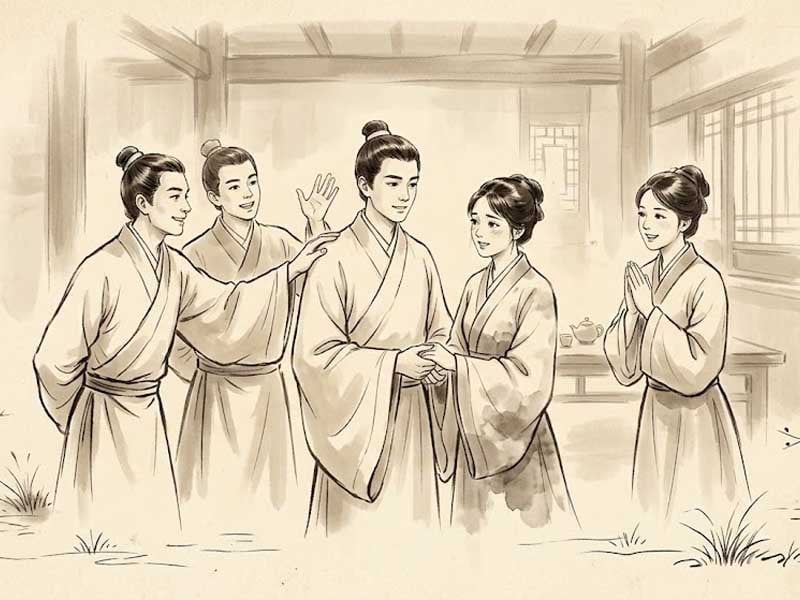 Thiên La cùng Tả Phù, Hữu Bật cư Phu Thê