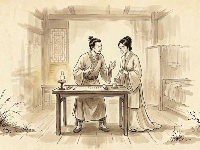 Thiên Hình cư Phu Thê rơi vào thế hãm địa