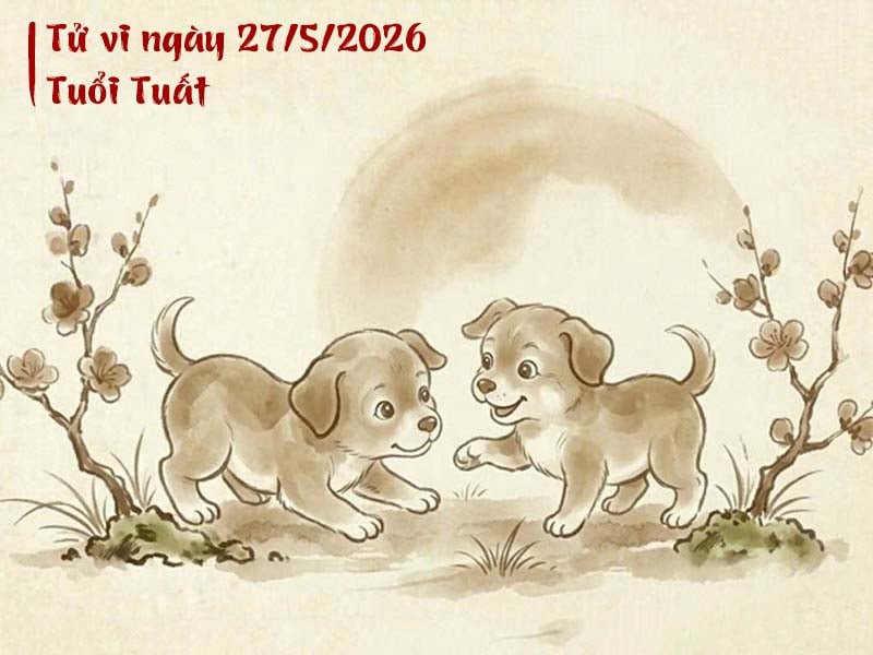 Tử vi ngày 27/5/2026 tuổi Tuất