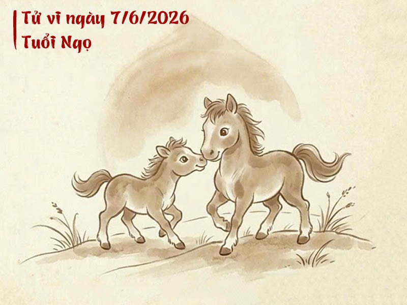tử vi ngày 7/6/2026 tuổi ngọ