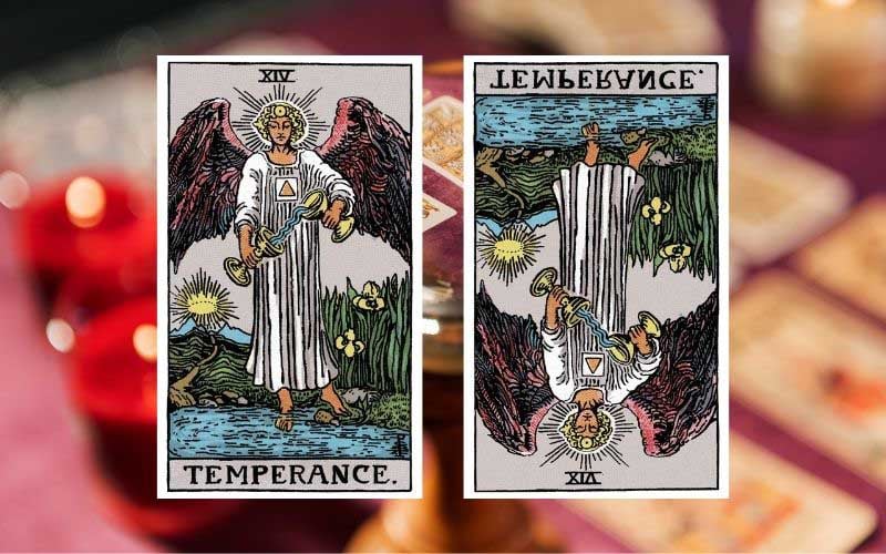 Ý nghĩa lá Temperance xuôi và ngược
