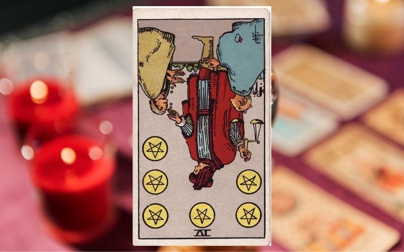Ý nghĩa chi tiết lá bài 6 Of Pentacles ngược