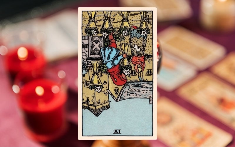 Ý nghĩa lá 6 Of Cups ở vị trí ngược