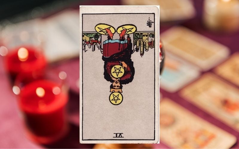 Ý nghĩa khi lá 4 Of Pentacles ngược
