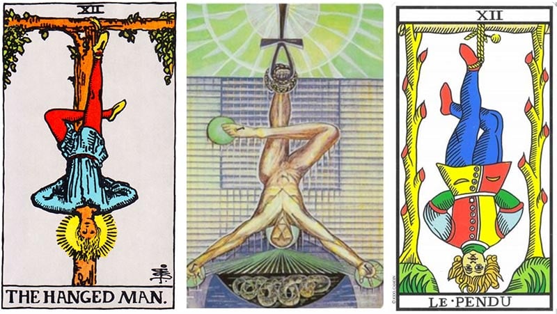 Ý nghĩa thuận của The Hanged Man