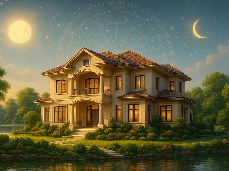 Nh&agrave; cửa sang trọng khi sao Hồng Loan nhập cung Điền Trạch