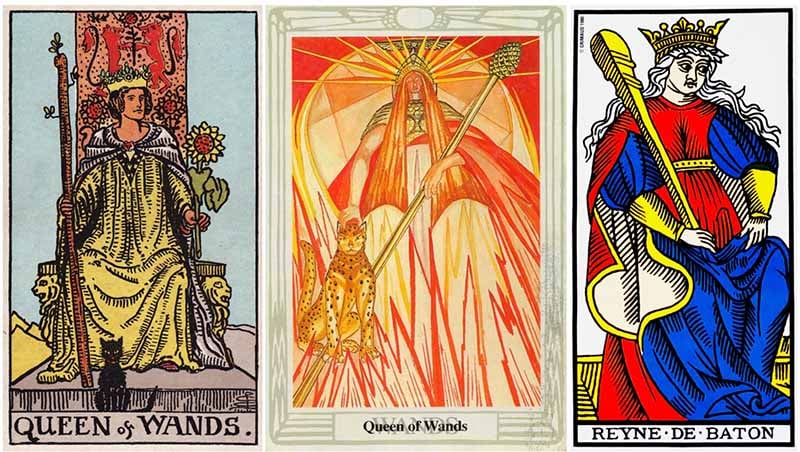 Giải mã ý nghĩa Queen of Wands xuôi chi tiết