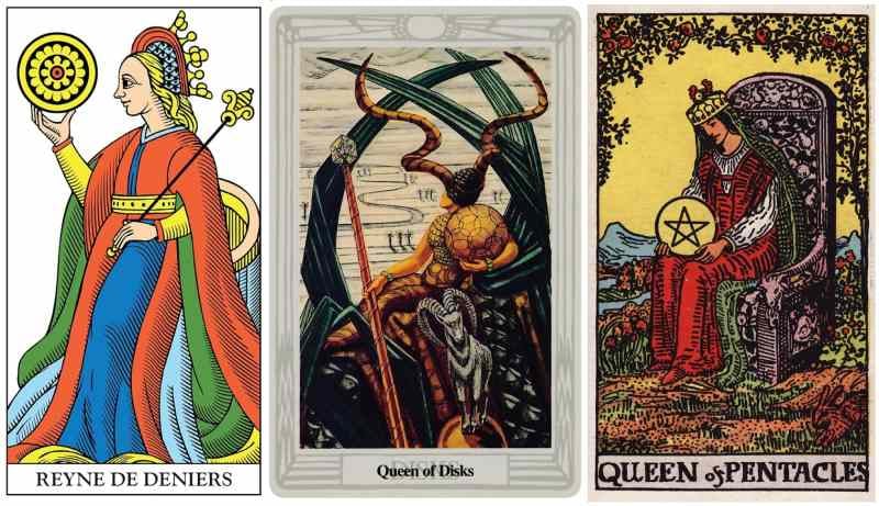 Queen of Pentacles khi kết hợp với những lĩnh vực khác