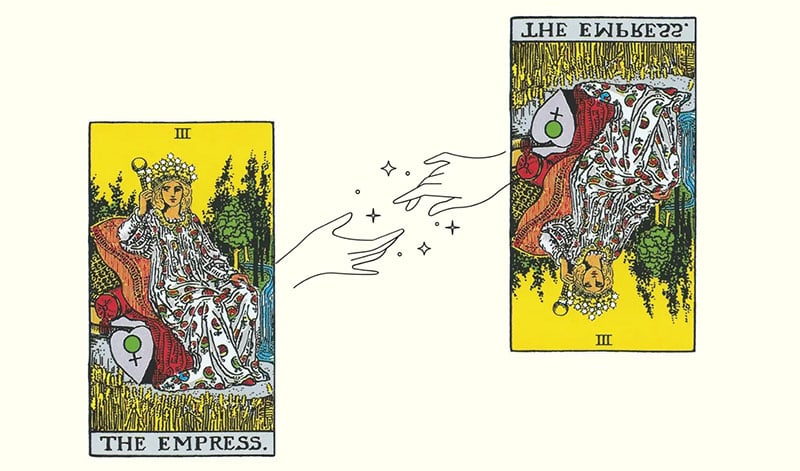 The Empress ở vị trí ngược