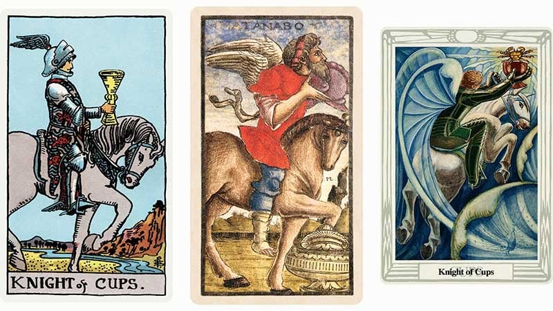 Ý nghĩa lá Knight Of Cups xuôi