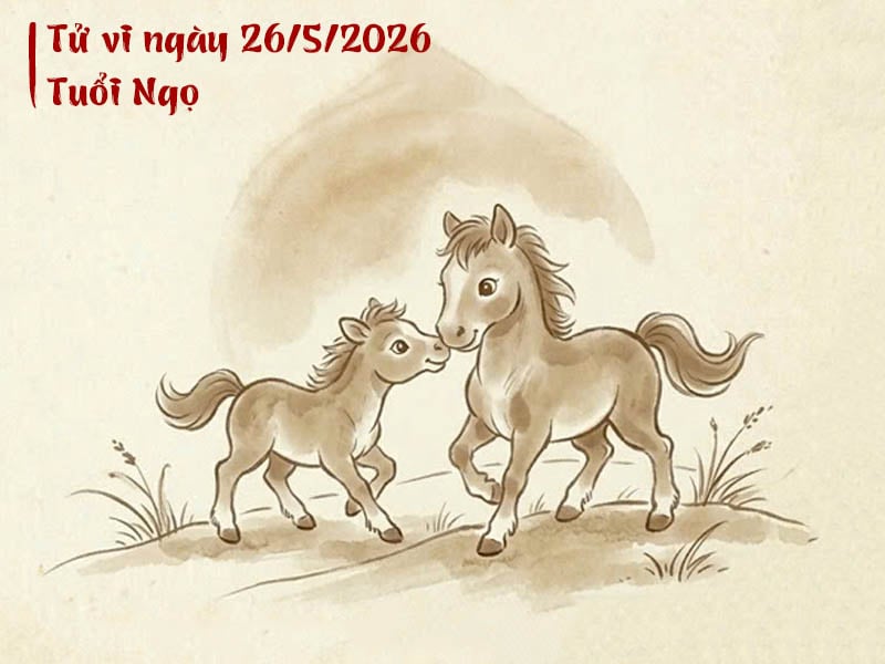 tử vi ngày 26/5/2026 tuổi ngọ