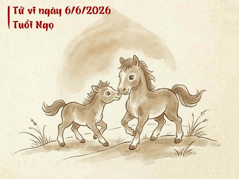 Tử vi ngày 6/6/2026 tuổi ngọ