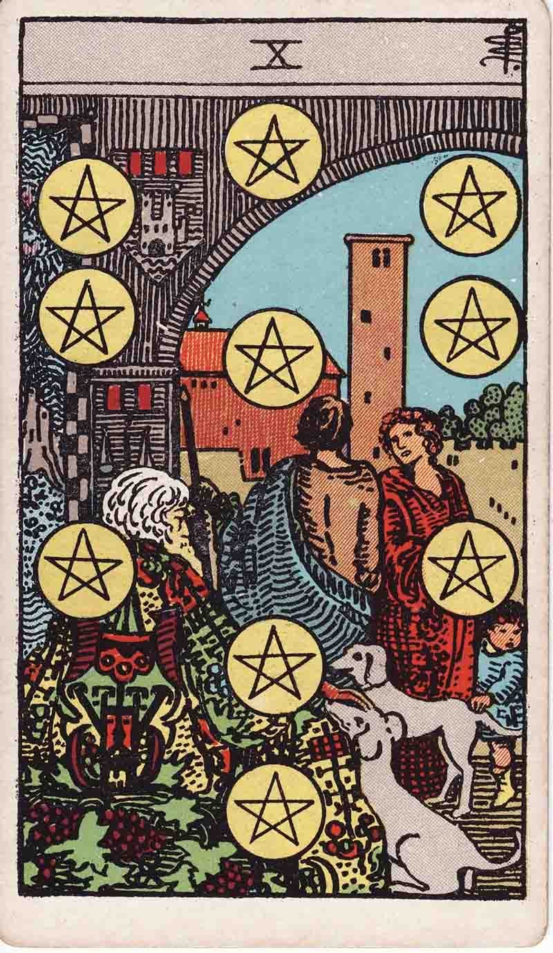 10 Of Pentacles