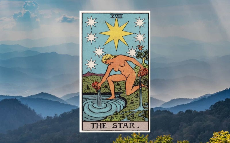 Ý nghĩa lá bài The Star năng lượng xuôi