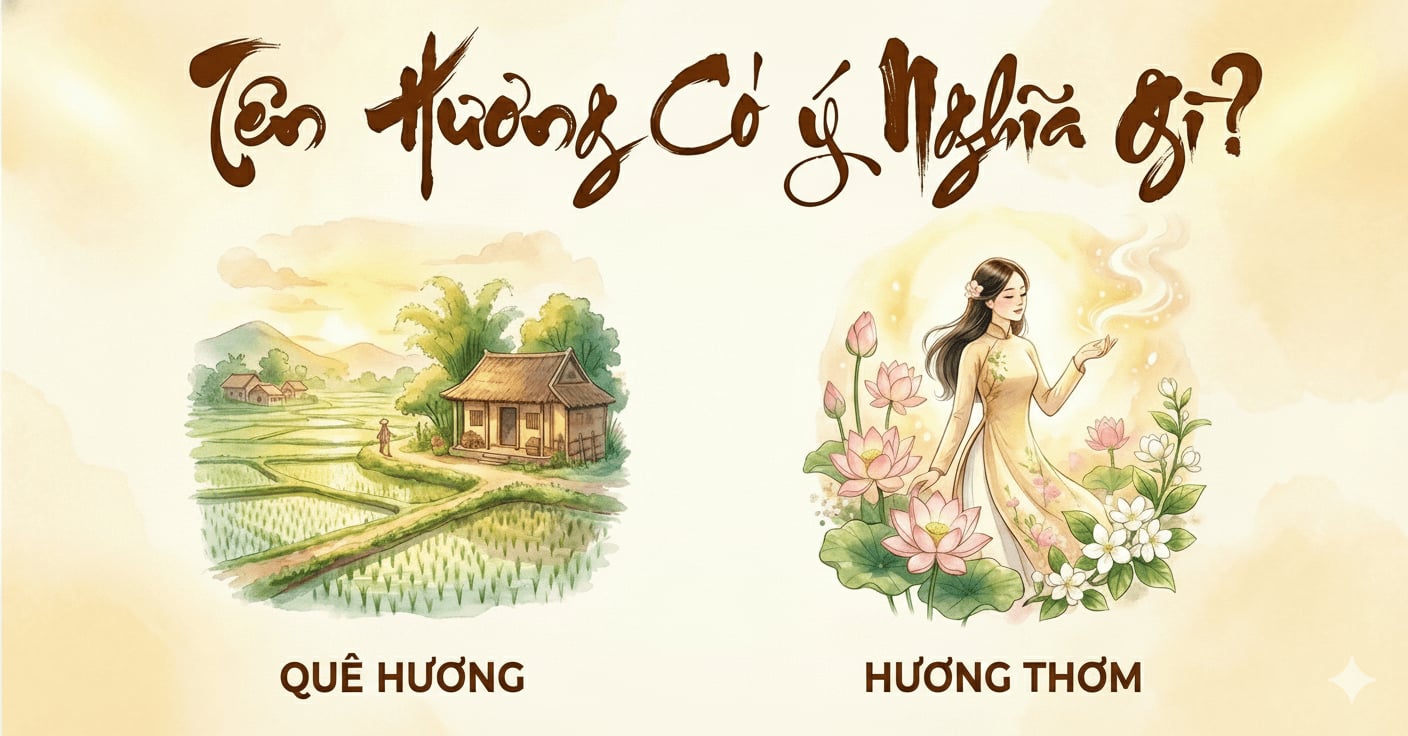 Tên Hương có ý nghĩa gì? Gợi ý tên đệm hay cho bé gái