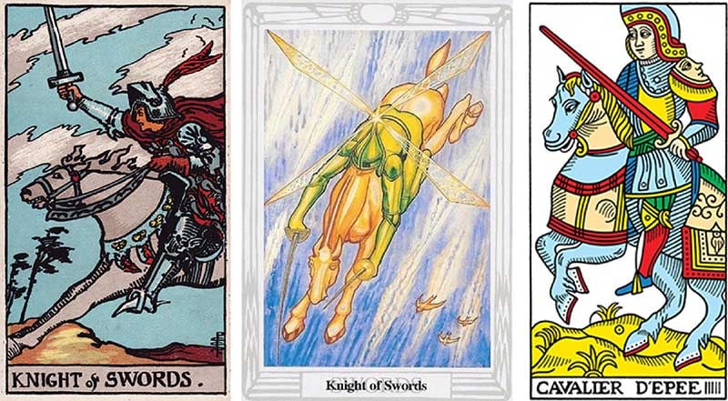 Ý nghĩa tổng quan của lá bài Knight Of Swords