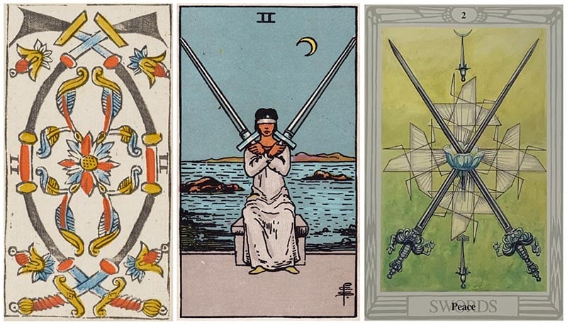 Ý nghĩa Two Of Swords khi xuất hiện xuôi là gì?