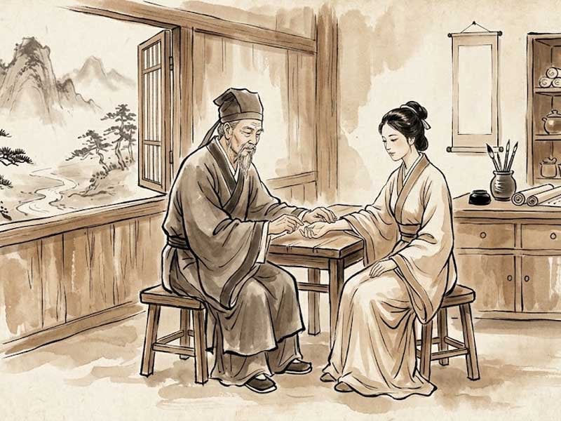 Ân Quang gặp Tuần Triệt ở cung Tật Ách