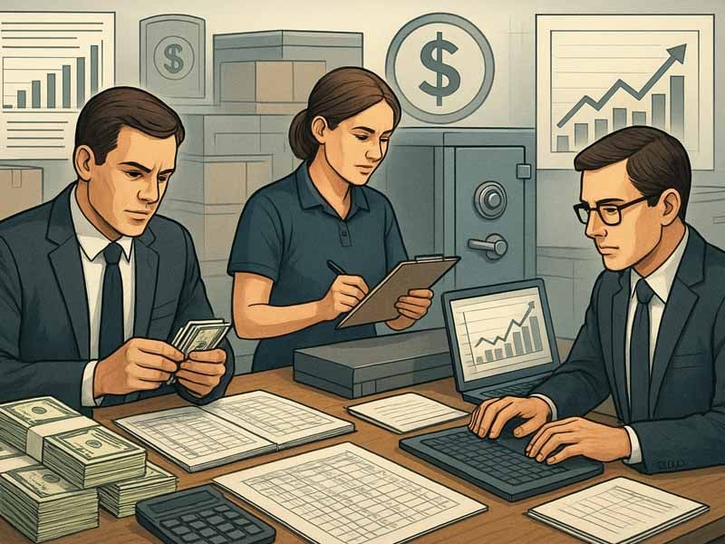 c&ocirc;ng việc li&ecirc;n quan đến t&agrave;i ch&iacute;nh khi quốc ấn cung t&agrave;i bạch