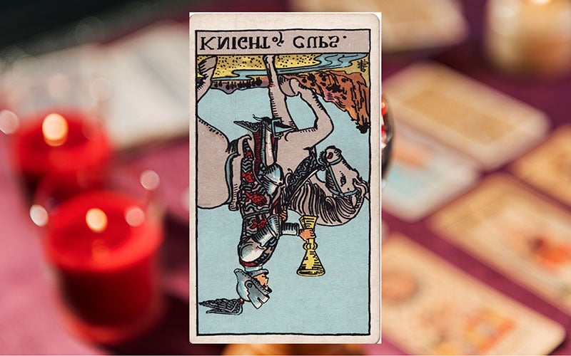 Ý nghĩa lá Knight Of Cups ngược