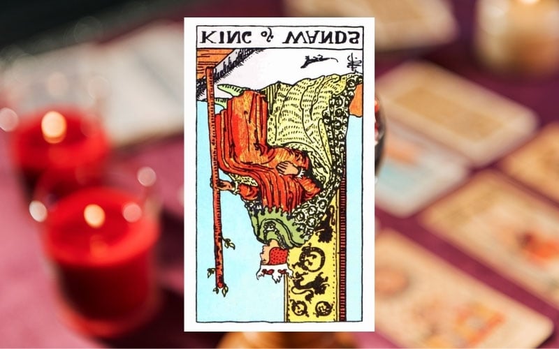 Ý nghĩa lá King Of Wands khi ở vị trí ngược