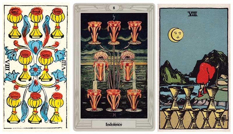 Ý nghĩa tổng quan của 8 Of Cups trong hành trình tâm linh