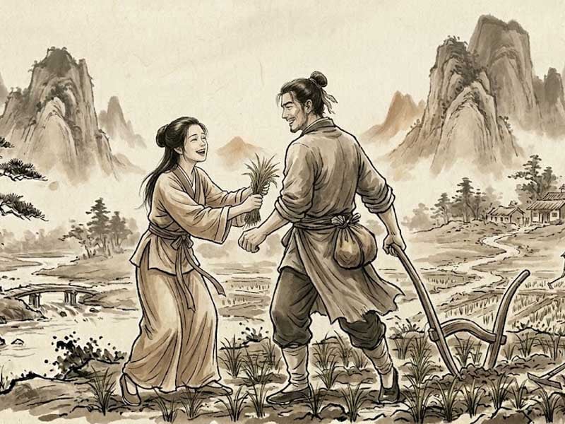 Tả Phù gặp Tử Phủ ở Phu Thê