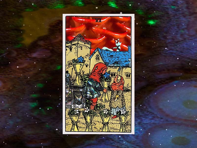Ý nghĩa lá 6 Of Cups ở vị trí xuôi