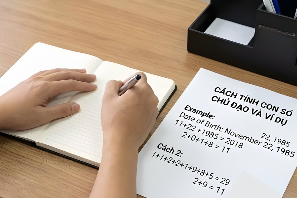 Hướng dẫn cách tính số chủ đạo trong thần số học đơn giản